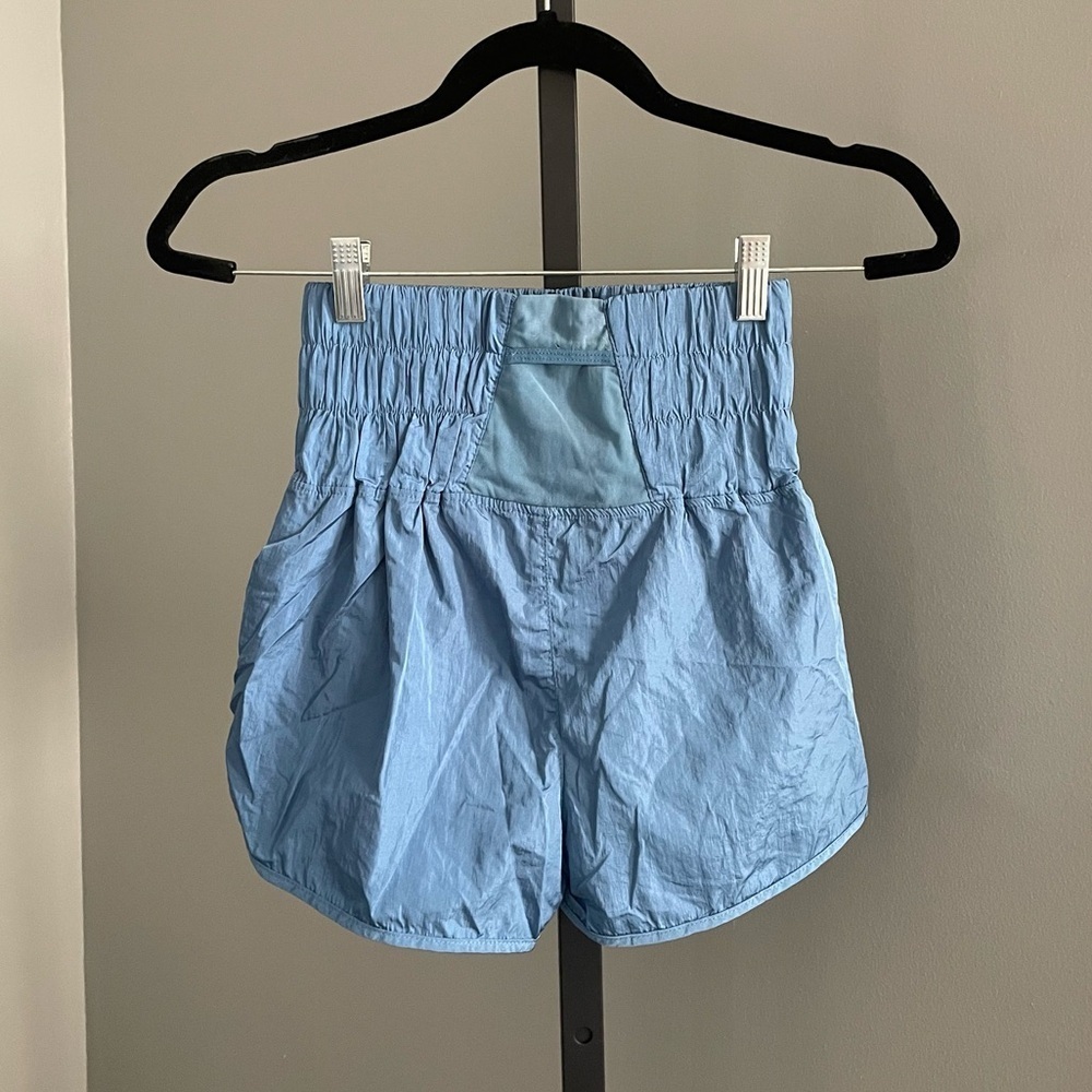 FP Movement by Free People High Waist Blue Shorts - Picture 2 of 4